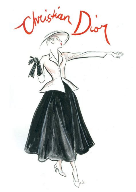 christian dior sketches images